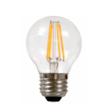 4 Watt G16.5 Led Globe Lamp - Warm White (2700K) - E26 (Medium) (Pack of 2)