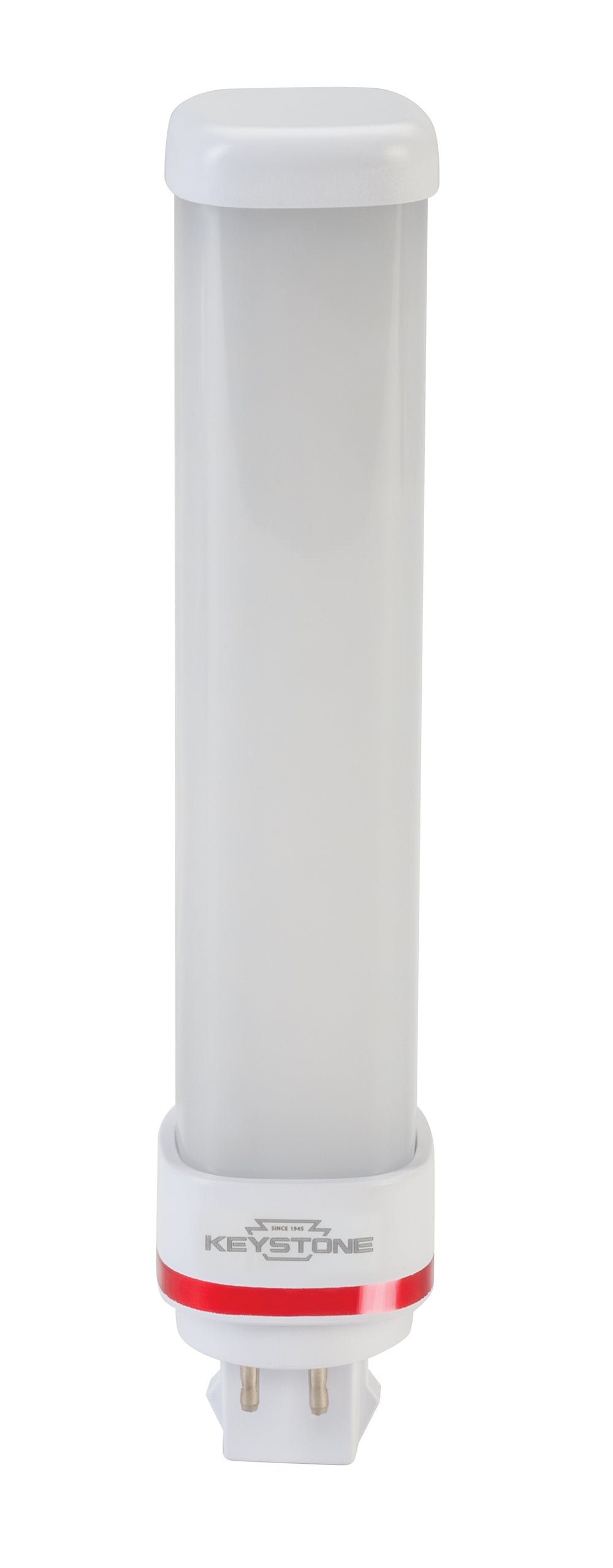 9W LED 4-Pin Compact Lamp, Horizontal Orientation, Ballast Compatible, G24q Base, 3500K, 6 pcs cartons, Individually Sleeved (Pack of 24)