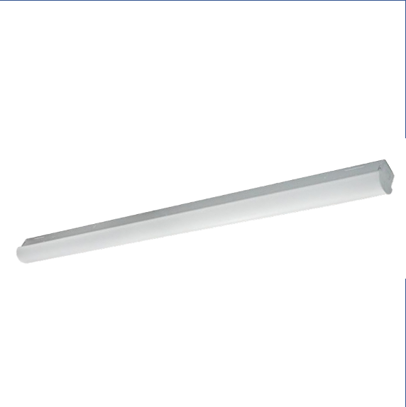 8ft Microstrip Fixture feat. Power Select & Color Select, 90/75/54W, 120-277V Input, 3500/4000/5000K, Frosted Lens, 0-10V Dimming