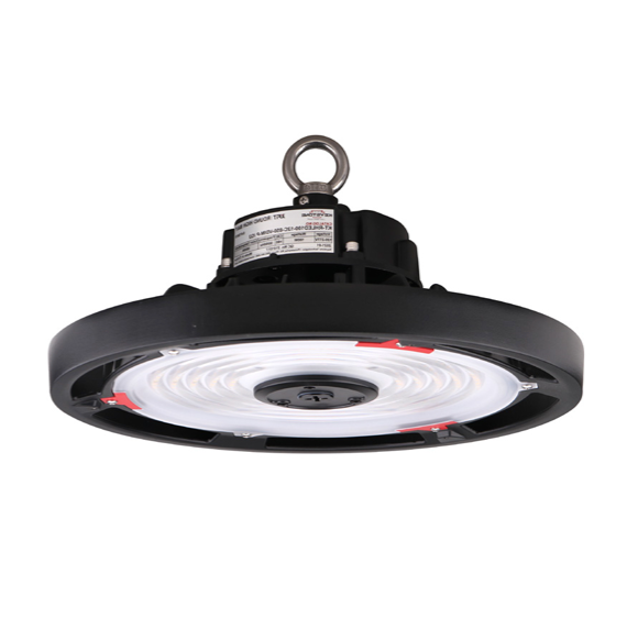 Round Highbay Fixture, 100W, 120-277V Input, 4000K, 0-10V Dimming, Premium Series, 90deg beam angle, Generation 2